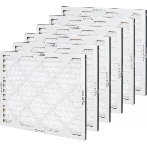 Amazon Basics Merv 11 AC Furnace Air Filter  20 x 20 x 1 6Pack16x20x1 Merv 8