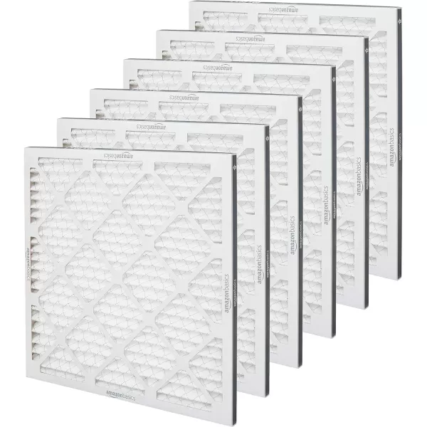 Amazon Basics Merv 11 AC Furnace Air Filter  20 x 20 x 1 6Pack20x20x1 Merv 11
