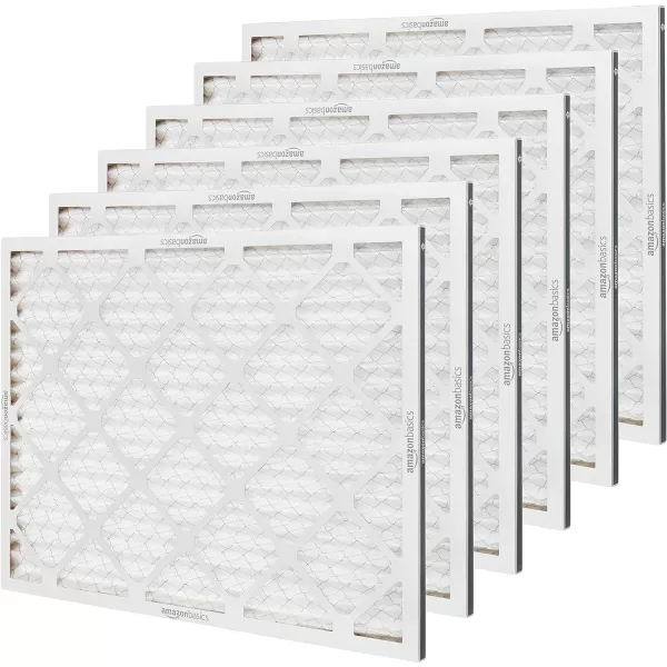 Amazon Basics Merv 11 AC Furnace Air Filter  20 x 20 x 1 6Pack20x25x1 Merv 8