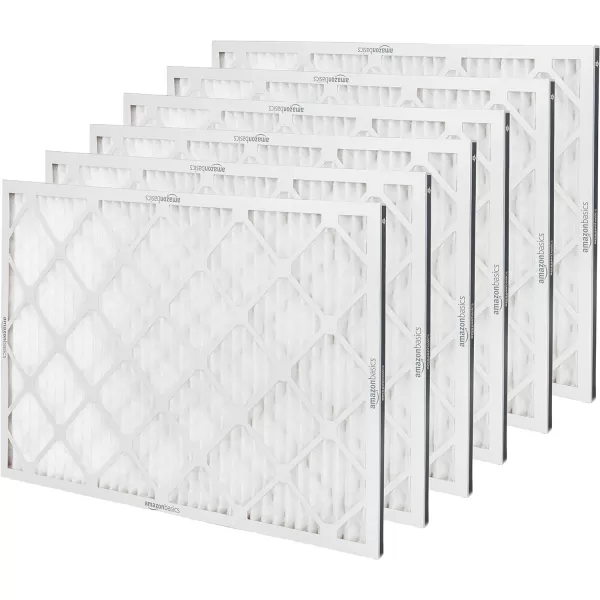 Amazon Basics Merv 11 AC Furnace Air Filter  20 x 20 x 1 6Pack20x30x1 Merv 11