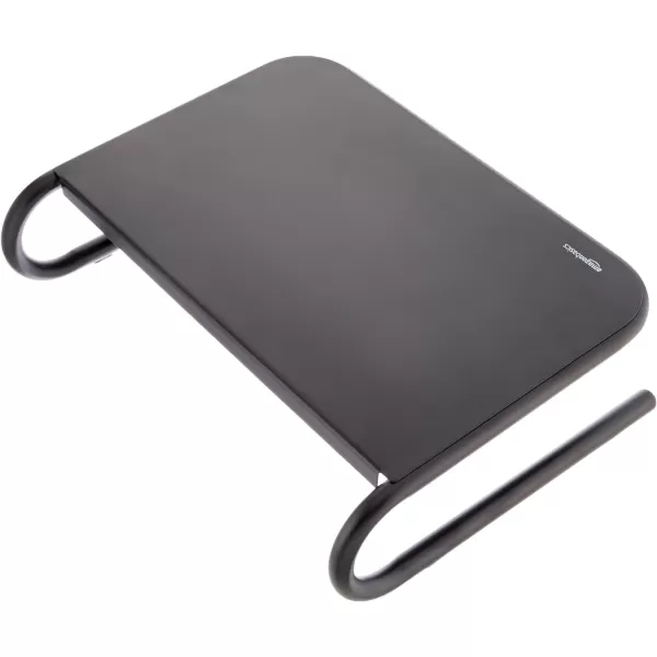 Amazon Basics Metal Laptop Computer Monitor Riser Stand  BlackBlack 1Pack