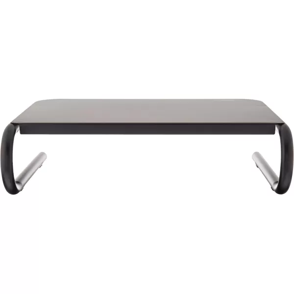 Amazon Basics Metal Laptop Computer Monitor Riser Stand  BlackBlack 1Pack