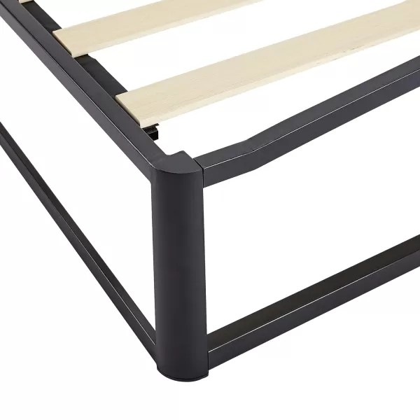 Amazon Basics Metal Platform Bed Frame with Wood Slat Support 6 Inches High Twin BlackFull 10 inch