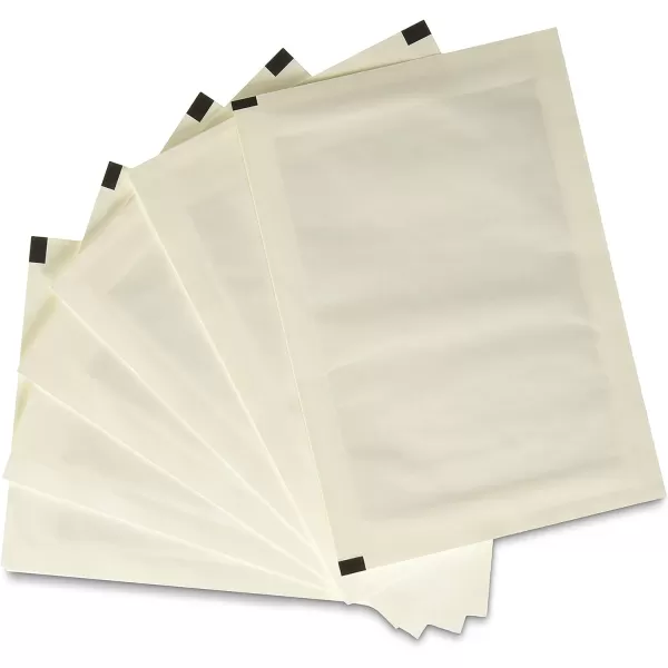 Amazon Basics Micro Cut Paper Shredder Sharpening amp Lubricant Sheets Pack of 12 WhitePack of 12