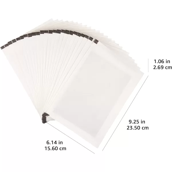 Amazon Basics Micro Cut Paper Shredder Sharpening amp Lubricant Sheets Pack of 12 WhitePack of 24