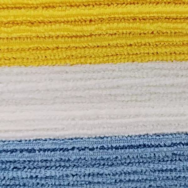 Amazon Basics Microfiber Cleaning Cloths NonAbrasive Reusable and Washable  Pack of 48 12 x16Inch Blue White and YellowBlueWhiteYellow Pack of 24