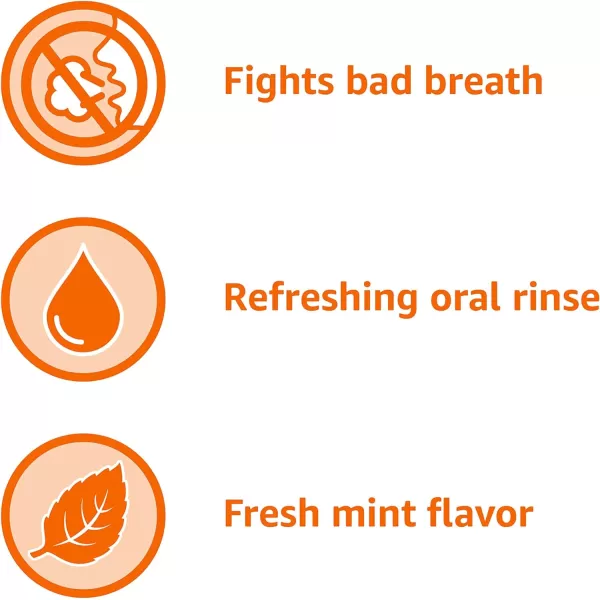 Amazon Basics Mint Mouthwash Fresh Mint 1 Liter 338 Fluid Ounces 4Pack Previously Solimo3380 Fl Oz Pack of 1