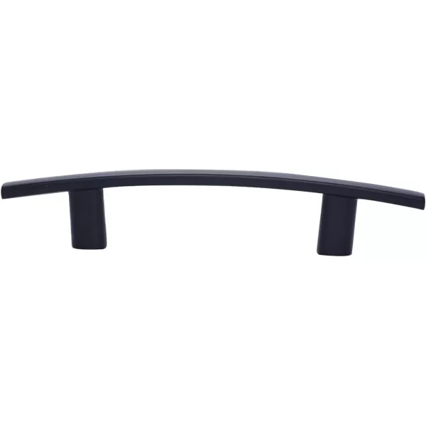 Amazon Basics Modern Curved Cabinet Handle 525inch Length 3inch Hole Center Satin Nickel 10Pack525 in Length 3 in Hole Center 10 Pack Flat Black