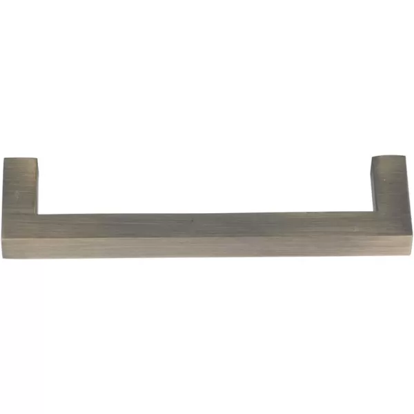 Amazon Basics Modern Square Cabinet Pull Handle 539inch Length 5inch Hole Center Golden Champagne 10pack334 in Length 3 in Hole Center Antique Brass