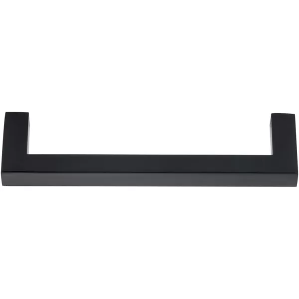 Amazon Basics Modern Square Cabinet Pull Handle 539inch Length 5inch Hole Center Golden Champagne 10pack334 in Length 3 in Hole Center Flat Black