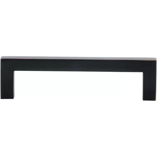 Amazon Basics Modern Square Cabinet Pull Handle 539inch Length 5inch Hole Center Golden Champagne 10pack334 in Length 3 in Hole Center Oil Rubbed Bronze