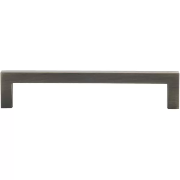 Amazon Basics Modern Square Cabinet Pull Handle 539inch Length 5inch Hole Center Golden Champagne 10pack413 in Length 375 in Hole Center Antique Brass