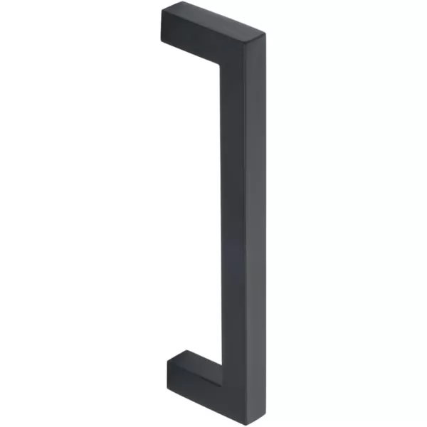 Amazon Basics Modern Square Cabinet Pull Handle 539inch Length 5inch Hole Center Golden Champagne 10pack413 in Length 375 in Hole Center Flat Black