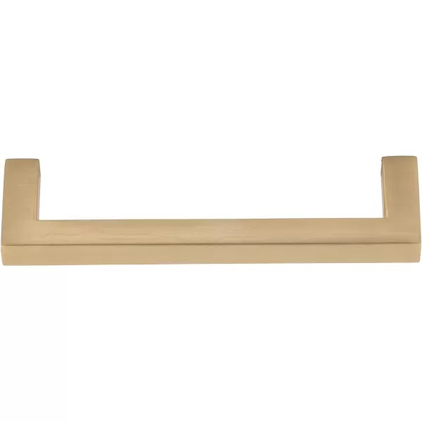 Amazon Basics Modern Square Cabinet Pull Handle 539inch Length 5inch Hole Center Golden Champagne 10pack413 in Length 375 in Hole Center Golden Champagne