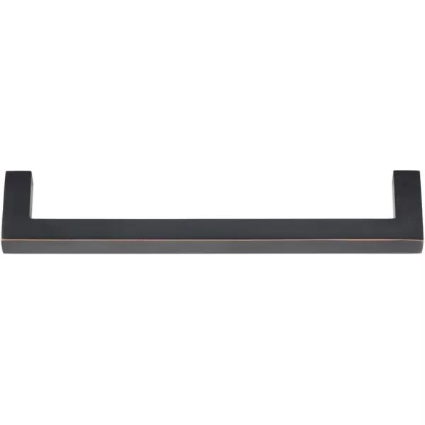 Amazon Basics Modern Square Cabinet Pull Handle 539inch Length 5inch Hole Center Golden Champagne 10pack413 in Length 375 in Hole Center Oil Rubbed Bronze