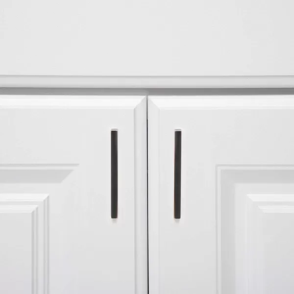 Amazon Basics Modern Square Cabinet Pull Handle 539inch Length 5inch Hole Center Golden Champagne 10pack413 in Length 375 in Hole Center Oil Rubbed Bronze