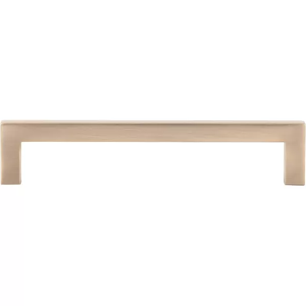 Amazon Basics Modern Square Cabinet Pull Handle 539inch Length 5inch Hole Center Golden Champagne 10pack539 in Length 5 in Hole Center 80 Pack Golden Champagne80 Pack