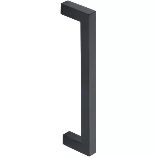 Amazon Basics Modern Square Cabinet Pull Handle 539inch Length 5inch Hole Center Golden Champagne 10pack539 in Length 5 in Hole Center Flat Black