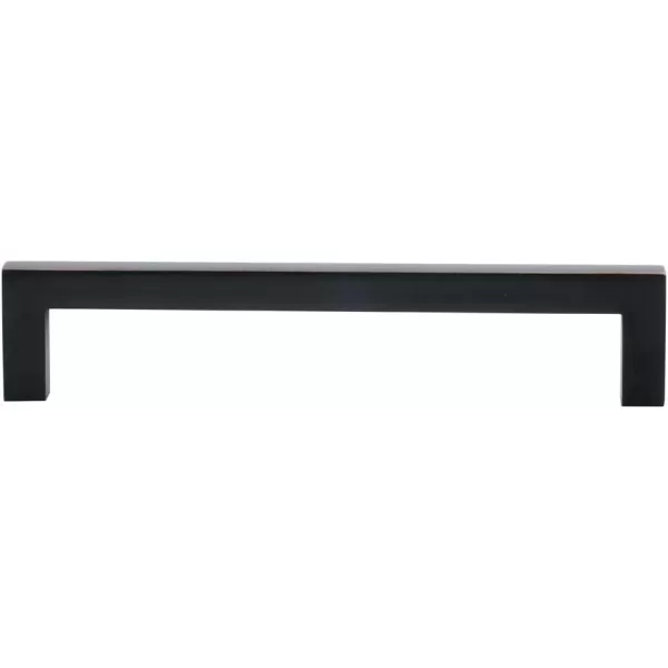 Amazon Basics Modern Square Cabinet Pull Handle 539inch Length 5inch Hole Center Golden Champagne 10pack539 in Length 5 in Hole Center Oil Rubbed Bronze