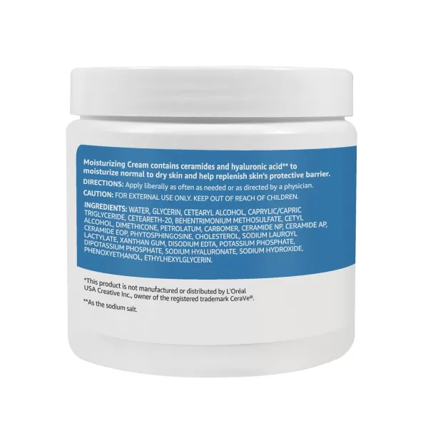 Amazon Basics Moisturizing Cream 16 Ounces 1Pack16 Ounce Pack of 1