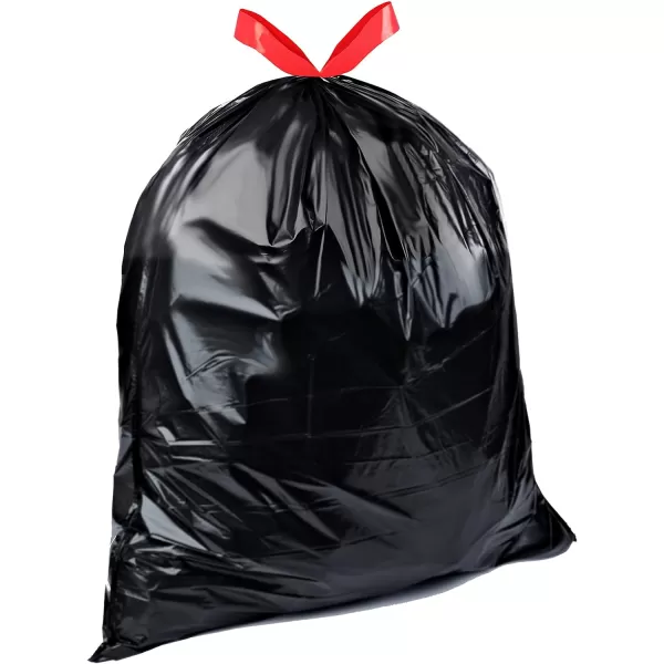 Amazon Basics Multipurpose Drawstring Trash Bags Unscented 30 Gallon 50 Count Previously Solimo50 Count Pack of 1