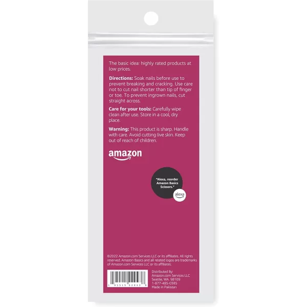 Amazon Basics Nail ScissorsAmazon Basics Nail Scissors