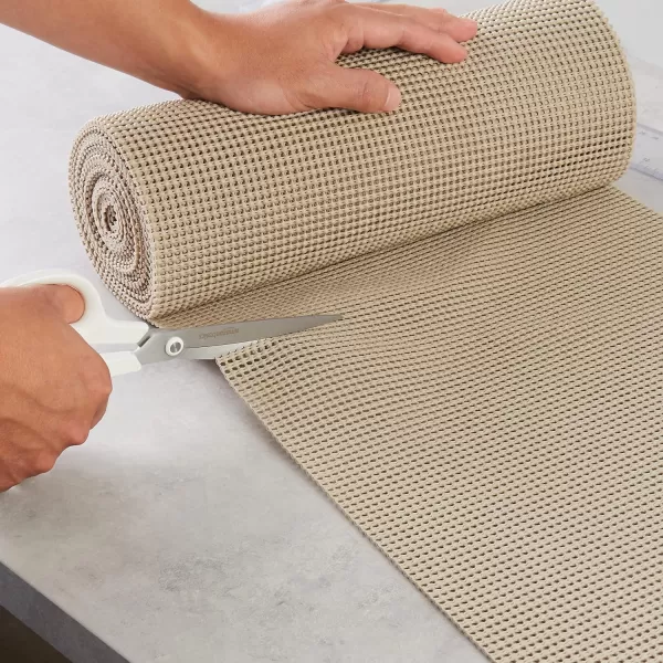 Amazon Basics NonAdhesive Shelf and Drawer Liner  Beige 12 x 2012 x 20 Beige