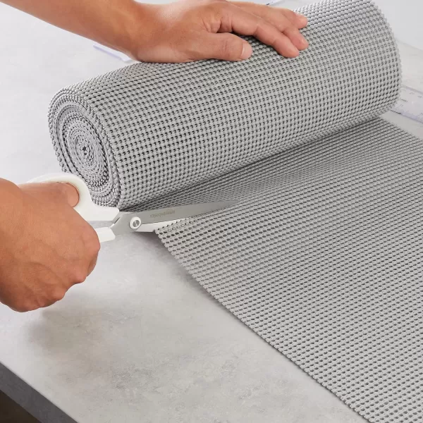 Amazon Basics NonAdhesive Shelf and Drawer Liner  Beige 12 x 2012 x 20 Gray