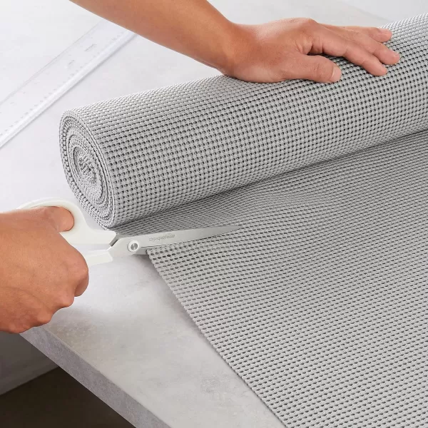 Amazon Basics NonAdhesive Shelf and Drawer Liner  Beige 12 x 2020 x 20 Gray