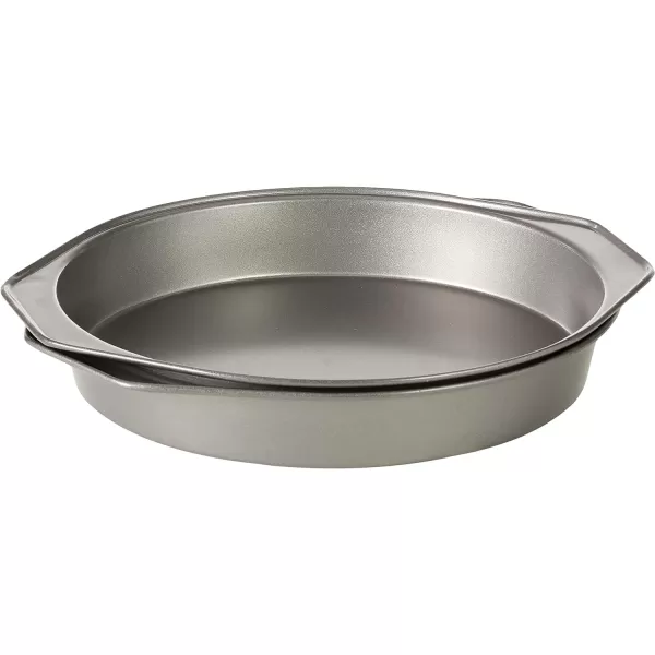 Amazon Basics Nonstick Round Baking Cake Pan 9 Inch Set of 2 Gray 107x97x15cmAmazon Basics Nonstick Round Baking Cake Pan 9 Inch Set of 2 Gray 107x97x15cm