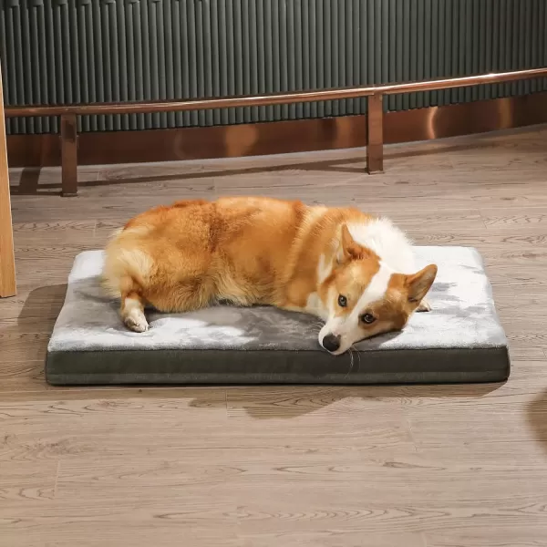 Amazon Basics Orthopedic Foam Living Room Couch Dog Pet Bed with Removable Cover 30 x 20 x 625Gel Foam 350L x 220W x 30Th