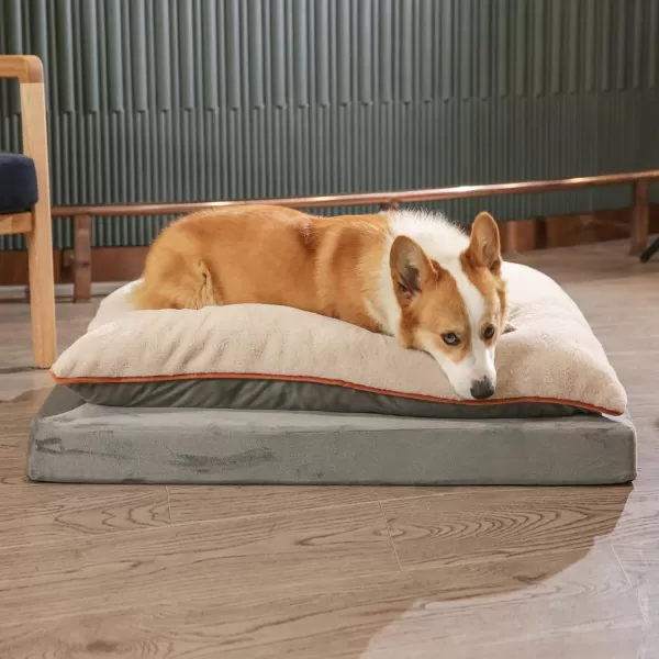 Amazon Basics Orthopedic Foam Living Room Couch Dog Pet Bed with Removable Cover 30 x 20 x 625Pillowtop XXLarge