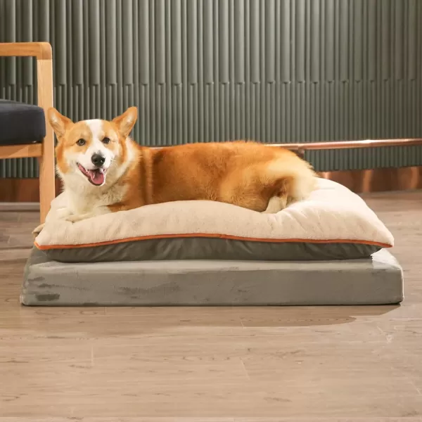 Amazon Basics Orthopedic Foam Living Room Couch Dog Pet Bed with Removable Cover 30 x 20 x 625Pillowtop XXLarge