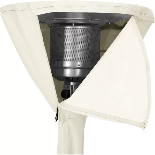 Amazon Basics Outdoor Round Stand Up Patio Heater Cover BlackTan Round