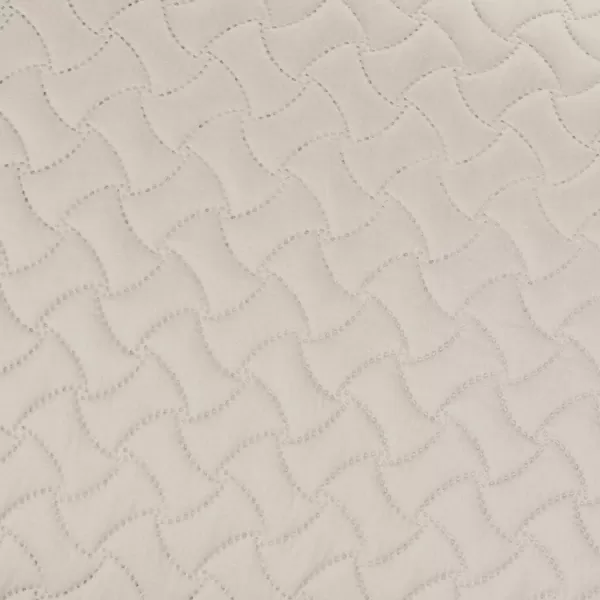 Amazon Basics Oversized Quilt Bed Set Embossed Coverlet and Sham  Twin Beige DiamondBeige FullQueen Wave