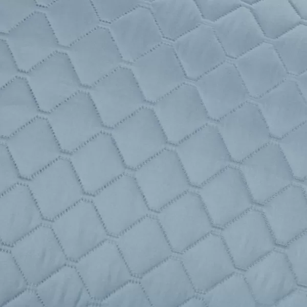 Amazon Basics Oversized Quilt Bed Set Embossed Coverlet and Sham  Twin Beige DiamondSpa Blue FullQueen Diamond