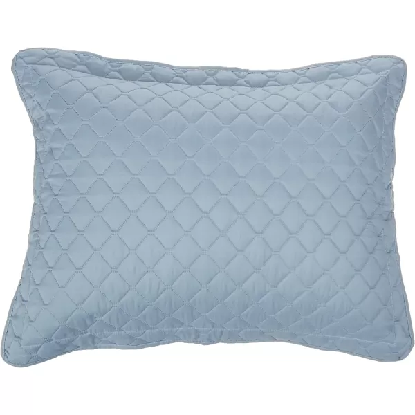 Amazon Basics Oversized Quilt Bed Set Embossed Coverlet and Sham  Twin Beige DiamondSpa Blue King Diamond