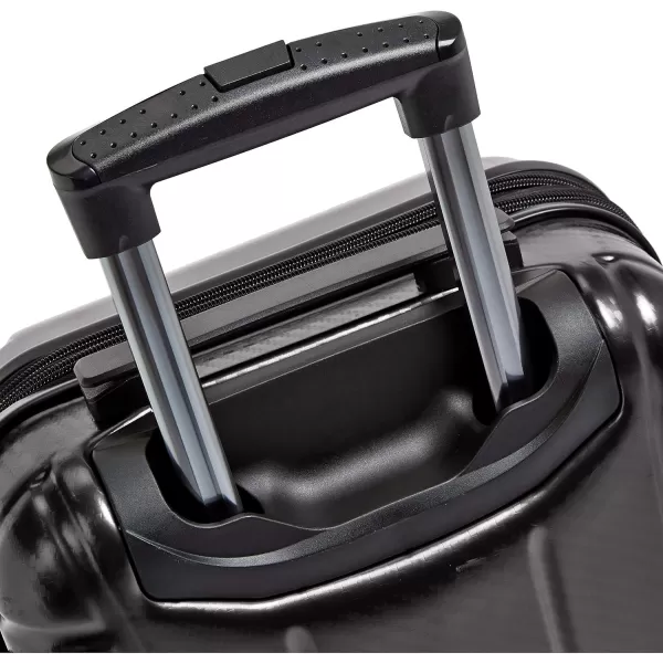 Amazon Basics Oxford Expandable Spinner Luggage Suitcase with TSA Lock  301 Inch BlackBlack 218Inch