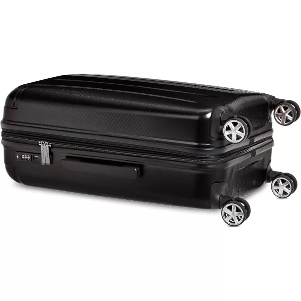 Amazon Basics Oxford Expandable Spinner Luggage Suitcase with TSA Lock  301 Inch BlackBlack 268Inch