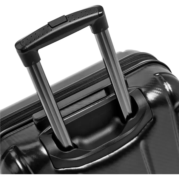 Amazon Basics Oxford Expandable Spinner Luggage Suitcase with TSA Lock  301 Inch BlackBlack 301 Inch