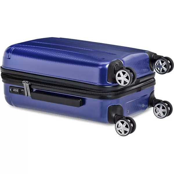 Amazon Basics Oxford Expandable Spinner Luggage Suitcase with TSA Lock  301 Inch BlackBlue 218Inch