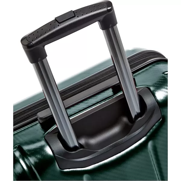 Amazon Basics Oxford Expandable Spinner Luggage Suitcase with TSA Lock  301 Inch BlackGreen 268Inch