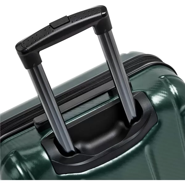 Amazon Basics Oxford Expandable Spinner Luggage Suitcase with TSA Lock  301 Inch BlackGreen 301Inch