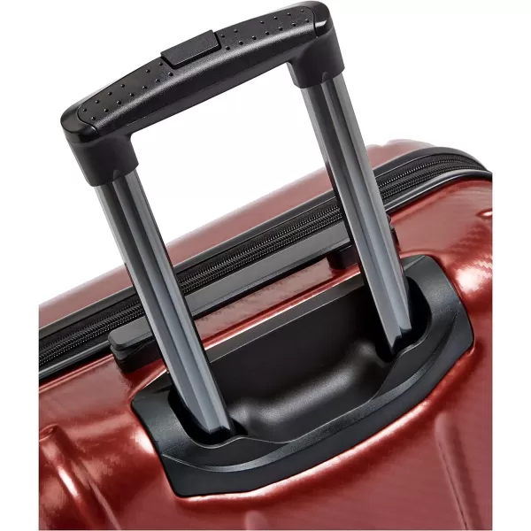 Amazon Basics Oxford Expandable Spinner Luggage Suitcase with TSA Lock  301 Inch BlackRed 268Inch