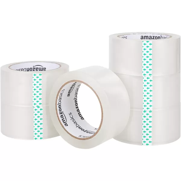 Amazon Basics Packaging Tape for Shipping Moving and Storing 188 x 546 yds 12pack Translucence188W x 546 Yards 12Pack