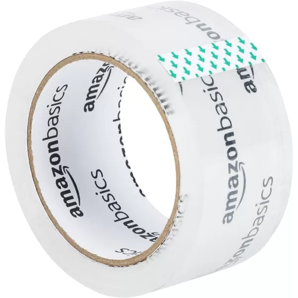 Amazon Basics Packing Tape Designed for Moving Storage and Packing Shipping and Mailing 188Inch Wide x 109 Yards Crystal Clear 6Pack109 Yards 6Pack