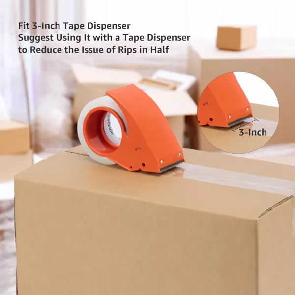 Amazon Basics Packing Tape Designed for Moving Storage and Packing Shipping and Mailing 188Inch Wide x 109 Yards Crystal Clear 6Pack283W x 546 Yards 6Pack