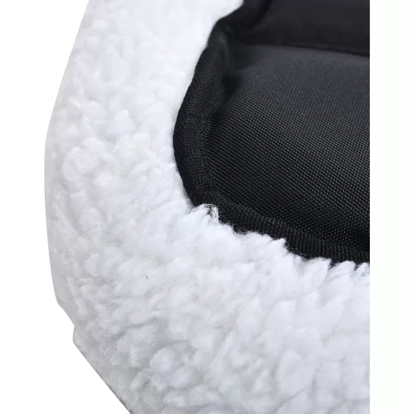 Amazon Basics Padded Pet amp Dog Bolster Bed White 22 x 15 inches220L x 150W x 22Th