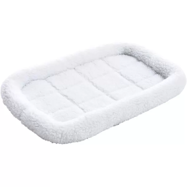 Amazon Basics Padded Pet amp Dog Bolster Bed White 22 x 15 inches220L x 150W x 22Th