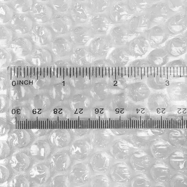 Amazon Basics Perforated Bubble Cushioning Wrap Small 316 12Inch x 175 Foot Long Roll ClearSmall